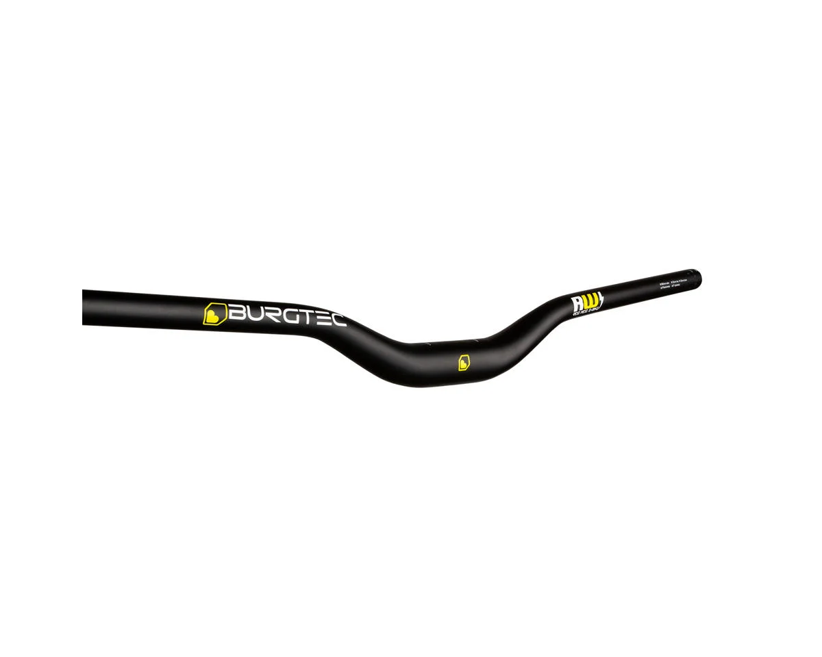 Burgtec Ride Wide E-Bike Riser Bar (Black) (35mm Rise) (800mm) (35mm Clamp)
